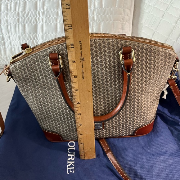 Dooney & Bourke Tan and Brown Satchel - Picture 3 of 9